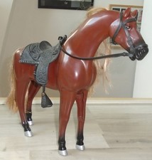 cheval barbie idem Big Jim karl may action joe avec harnachement