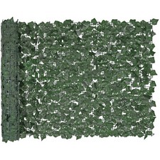 VEVOR Haie Artificielle Brise Vue Clôture Lierre Rouleau Tissu Maillé 99x249 cm