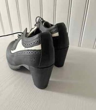 Dr Martens TIANA, femme, cuir bicolore noir/blanc, occasion bon état, taille 42