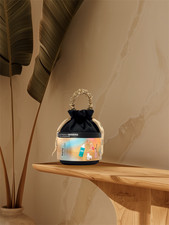 Trousse Sephora favorite effet soie Noir - NEUF -