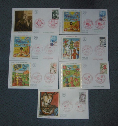 Enveloppes 1er jour croix - 1er,