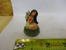 Lenox Disney thimble Pocahontas figurine racoon grass nature collectible 
