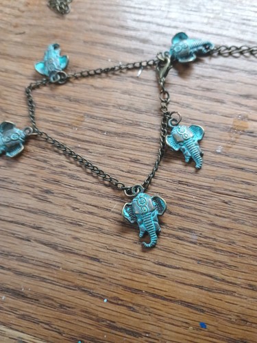 Gréen elephant bracelet - gréen,