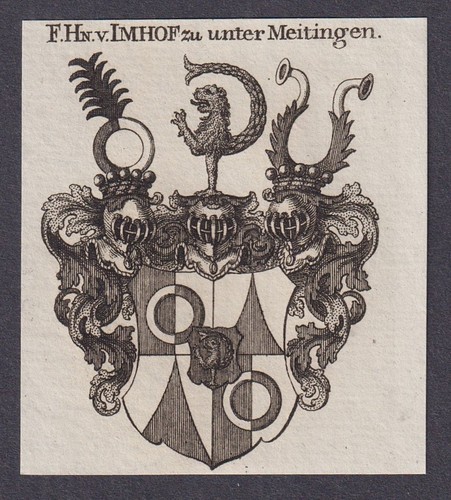 Imhof meitingen blason écu - imhof,
