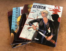 DOMINIQUE DAVID - LIPSTICK - SERIE COMPLETE - 4 TOMES - GLENAT - EO ( TBE )