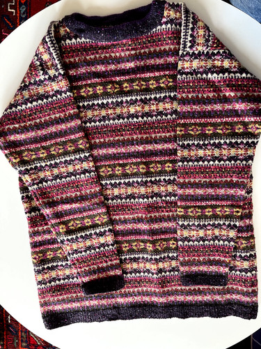 Pull jacquard pure laine - jacquard,