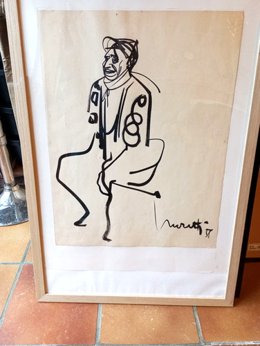 Dessin encre original raymond - dessin,