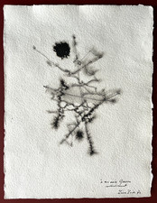 Léon Zack encre et lavis sur papier signée 1974 art abstrait abstraction art
