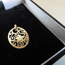 Pendentif jaune 9 k - 9,
