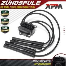 Bobine D'Allumage pour Renault Clio II Kangoo Twingo I 01-04 Thalia I 1.2 16V