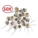 Lot de 50 Douilles Culot GU10 pour Ampoule Halogène ou Led