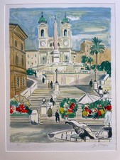 Lithographie signée Yves
