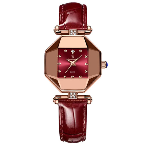 Montre quartz en cuir - quartz,
