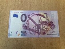 BILLET TOURISTIQUE 0 EURO ZÉRO EURO EUROPA PARK 2019