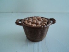 PLAYMOBIL city country médiéval panier osier marron foncé pommes de terre