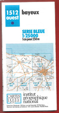 CARTE IGN SERIE BLEUE . 1614