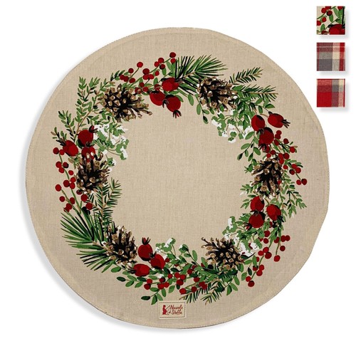 Nappe noël américaine - de,