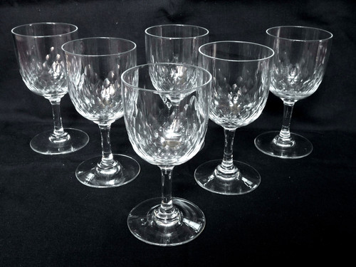 Verres vin cristal - -,
