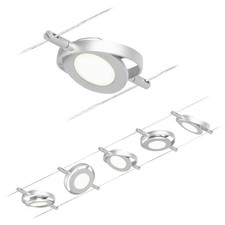 Paulmann 94414 Système complet d'éclairage sur câble LED intégrée LED chrome