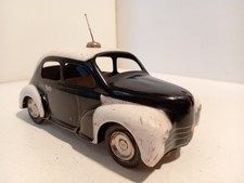 CIJ F Renault 4CV Pie noire et blanche friction tole 1/18 BE