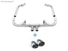 Système Milltek Racing Porsche Cayman 2.5L GTS Type 718 2x100Mm Titan Brûlé