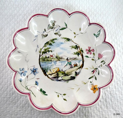 Assiette drageoir moustiers - assiette,