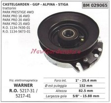 Embrayage Électromagnétique Warner Tondeuse Castelgarden GGP Stiga 029065