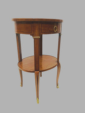 petite table chevet ovale en
