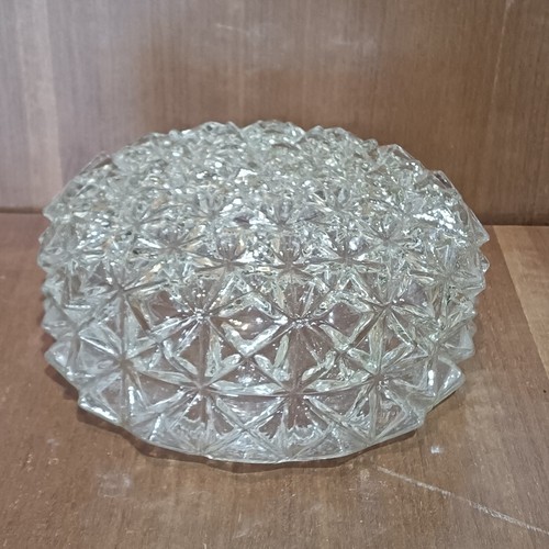 Plafonnier art déco verre - plafonnier,