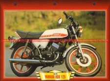 YAMAHA 125 RDX RD 125 X 1979 (1974-1980) : Fiche Moto #000214