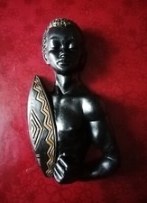 Ancien Plâtre Africain Mural  Années 50