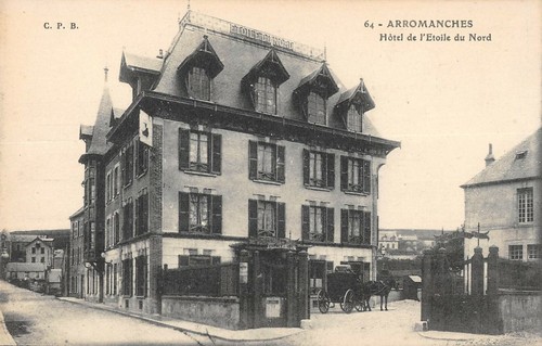 Cpa arromanches hotel - arromanches,