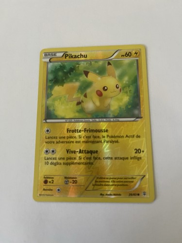 Carte pokémon pikachu 83 - pokémon,