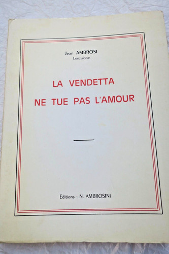 Corse vendetta tue - ne, pas