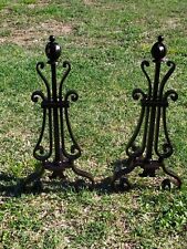 Paire de Chenets  en Fer