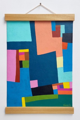 Peinture abstraite soft - peinture,