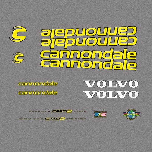 Autocollants cannondale volvo - autocollants,