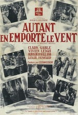 Affiche du film Autant en emporte le vent (69 x 102 cm)