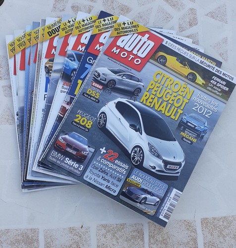 Lot revues auto - revues, année