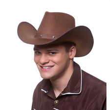 Chapeau De Cowboy Texan Marron