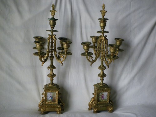 Candélabres bronze - 2,