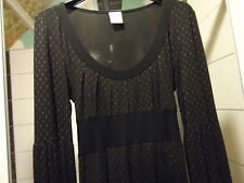 ROBE JACQUELINE RIU.TAILLE:S.NOIRE MOTIFS GRIS.