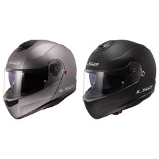 LS2 Casque de Moto Strobe II 2 Solide FF908 - Casque Modulable Avec