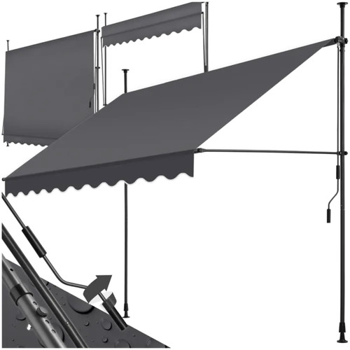 Tectake store banne sans - store,