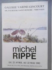 RIPPE Michel Affiche 1982