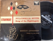 ERNEST ANSERMET / STRAVINSKY Pulcinella  suite    / DECCA  SXL 2188 WBg ED1