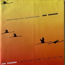 Air France brochure vintage