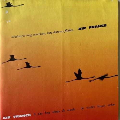 Air france brochure vintage - france,