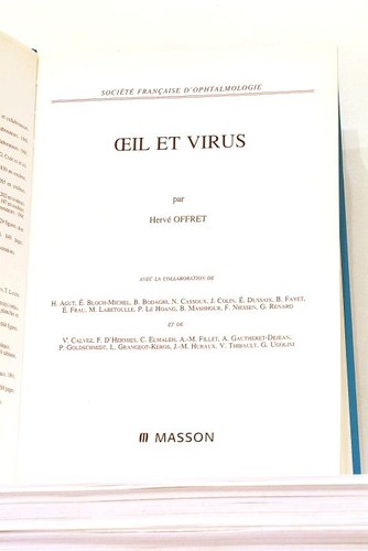 Livre ancien offret oeil - livre,