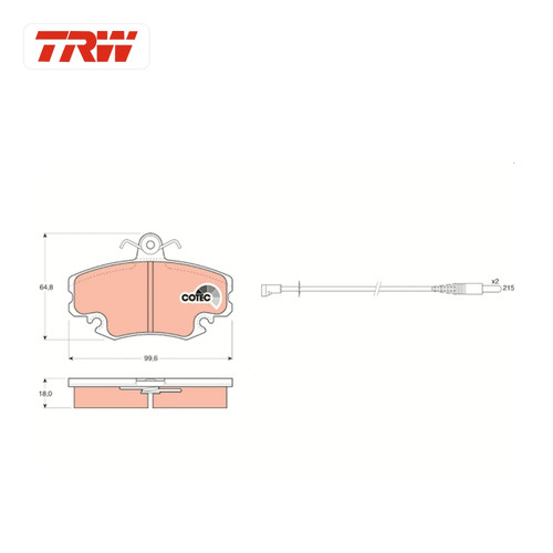 Kit plaquettes frein - de,